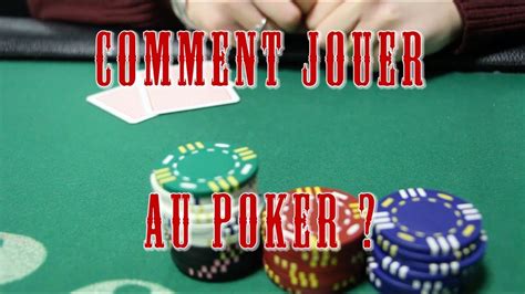comment se joue le poker en ligne
